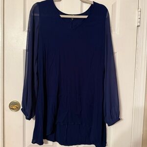 Express Deep Blue Top